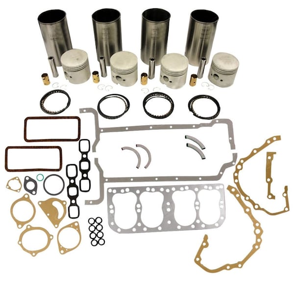 Aftermarket Engine Overhaul Kit With Pistons Sleeves Rings Gaskets Fits Ford 2N 8N 9N ENP30-0100 - main